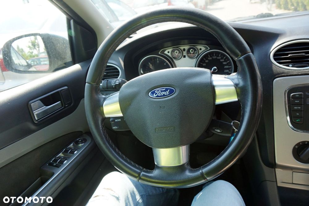 KIEROWNICA SKÓRZANA SKÓRA FOCUS II MK2 LIFT  FORD 2008-2011 - 2