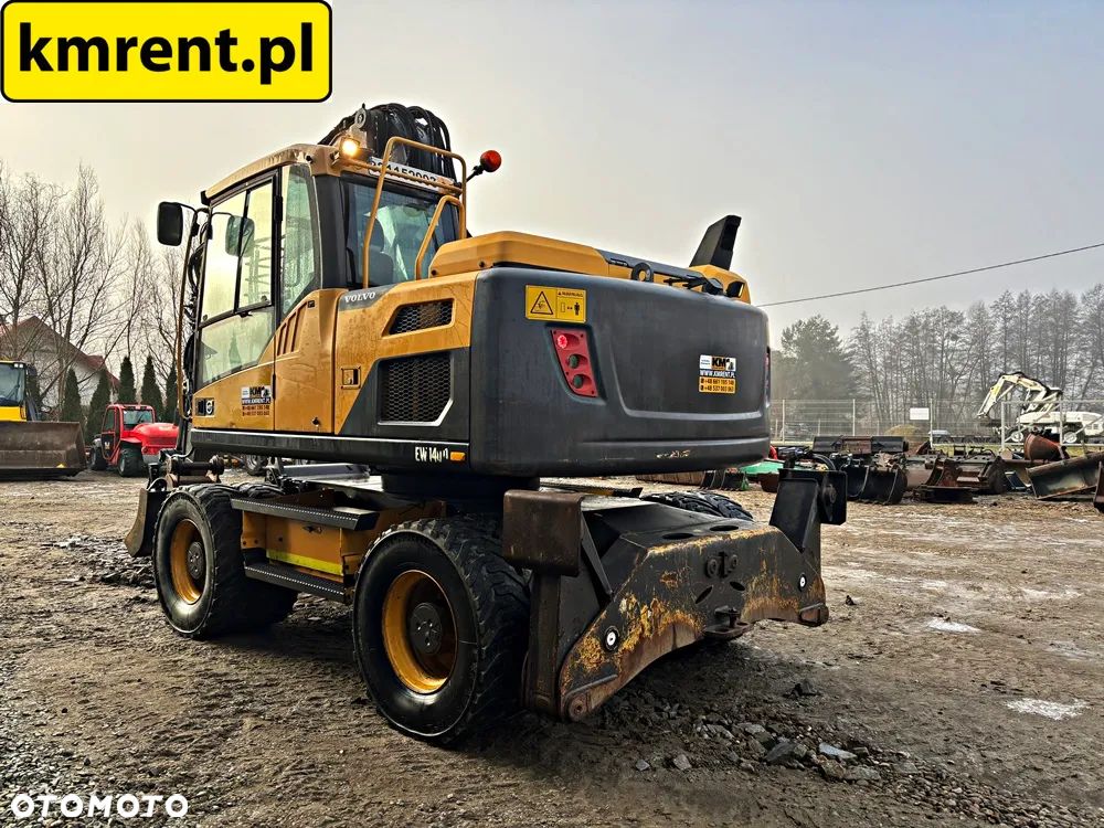 Volvo EW 140 D KOPARKA KOŁOWA GŁOWICA OBROTOWA ZE SZCZYPCAMI 2012R | Volvo ew160 , komatsu pw148 , JCB 145 175 , cat 313 316 , mecalac 15mwr - 16