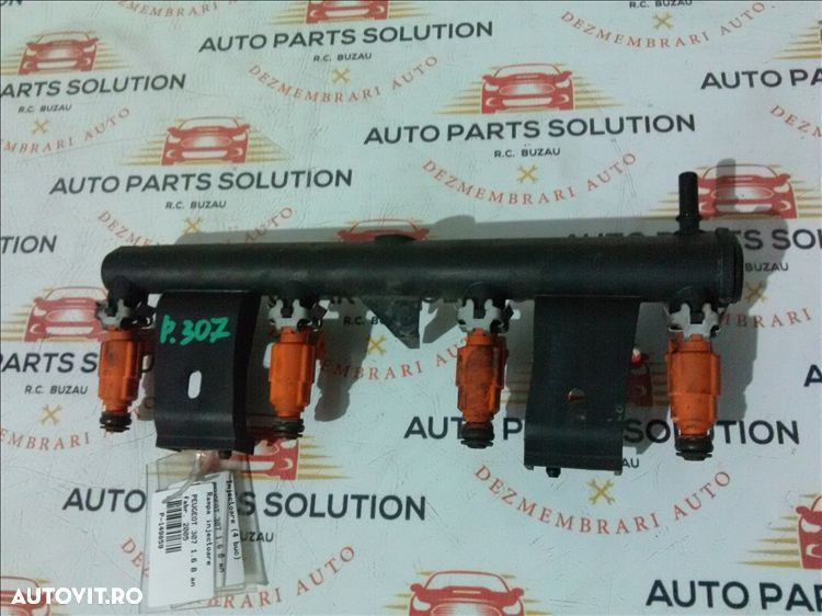 rampa injectoare peugeot 307 1.6 b an fabr. 2005 - 1