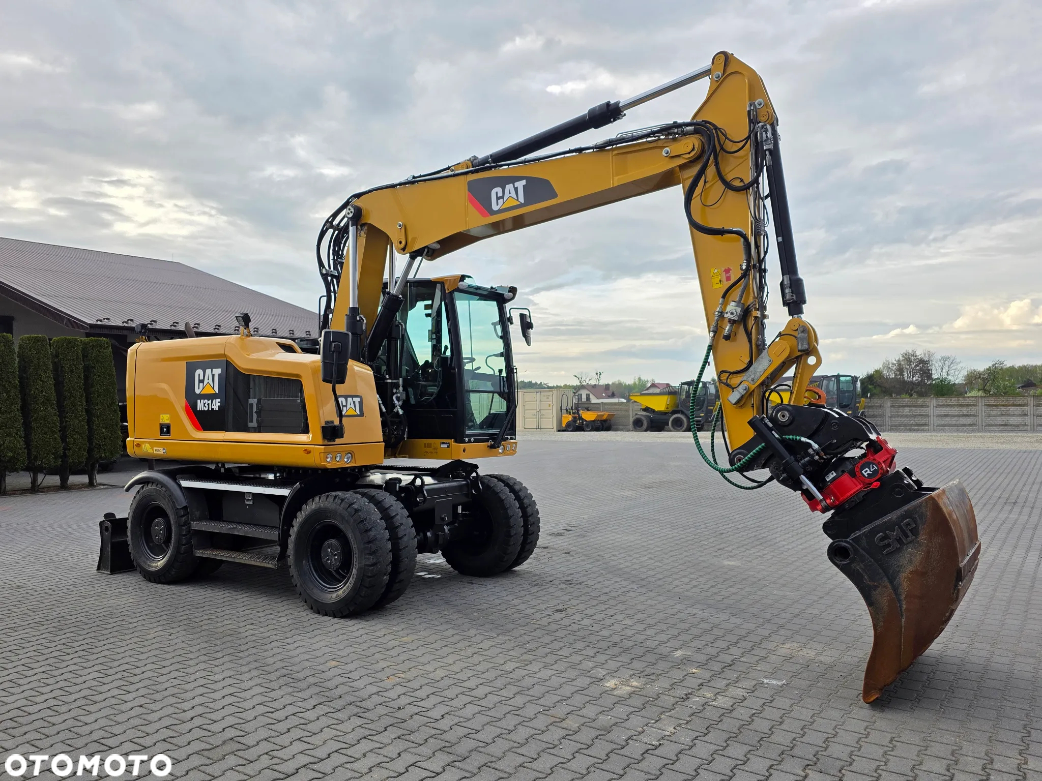Caterpillar M314F, 2016 ROK, GŁOWICA ROTOTILT, 4400 MTH - 8