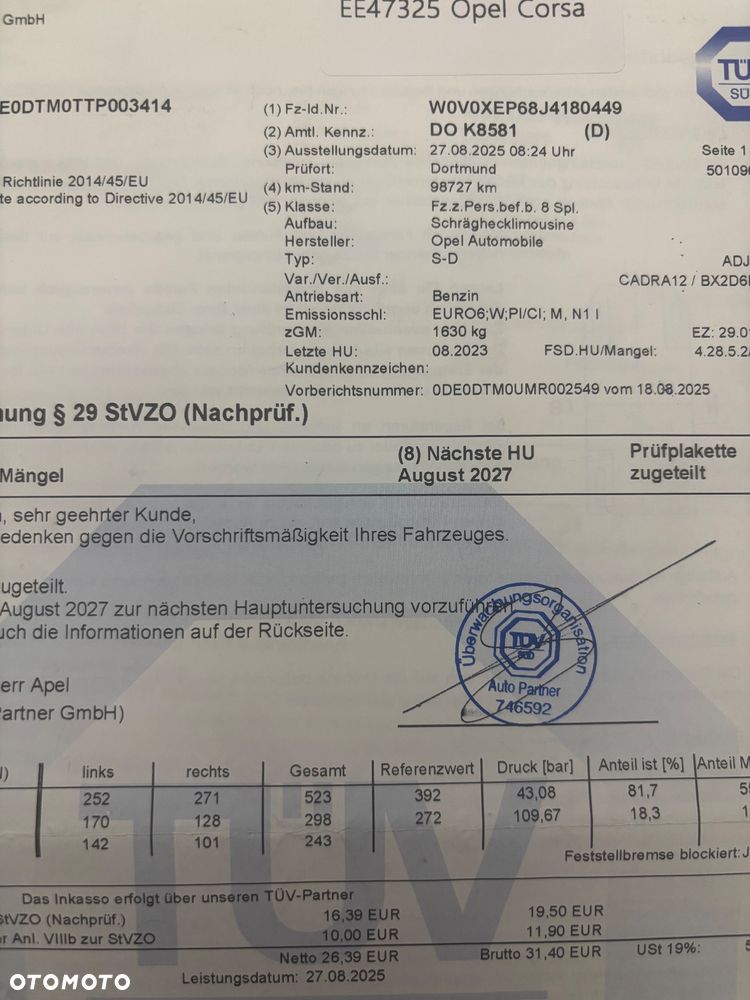 Opel Corsa 1.4 (ecoFLEX) Start/Stop Selection - 37