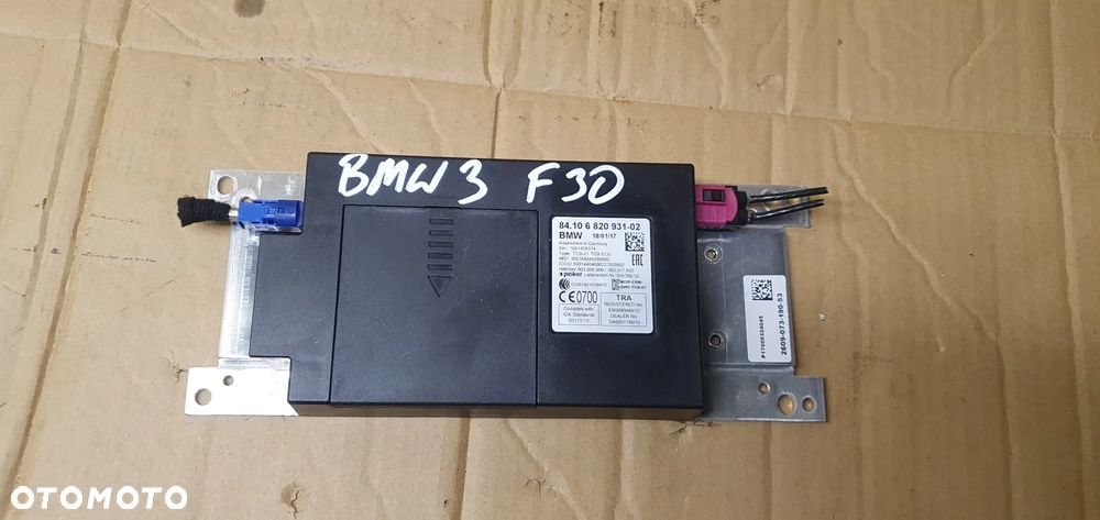 Moduł sterownik telematik bluetooth BMW 3 F30 F31 6820931 - 1