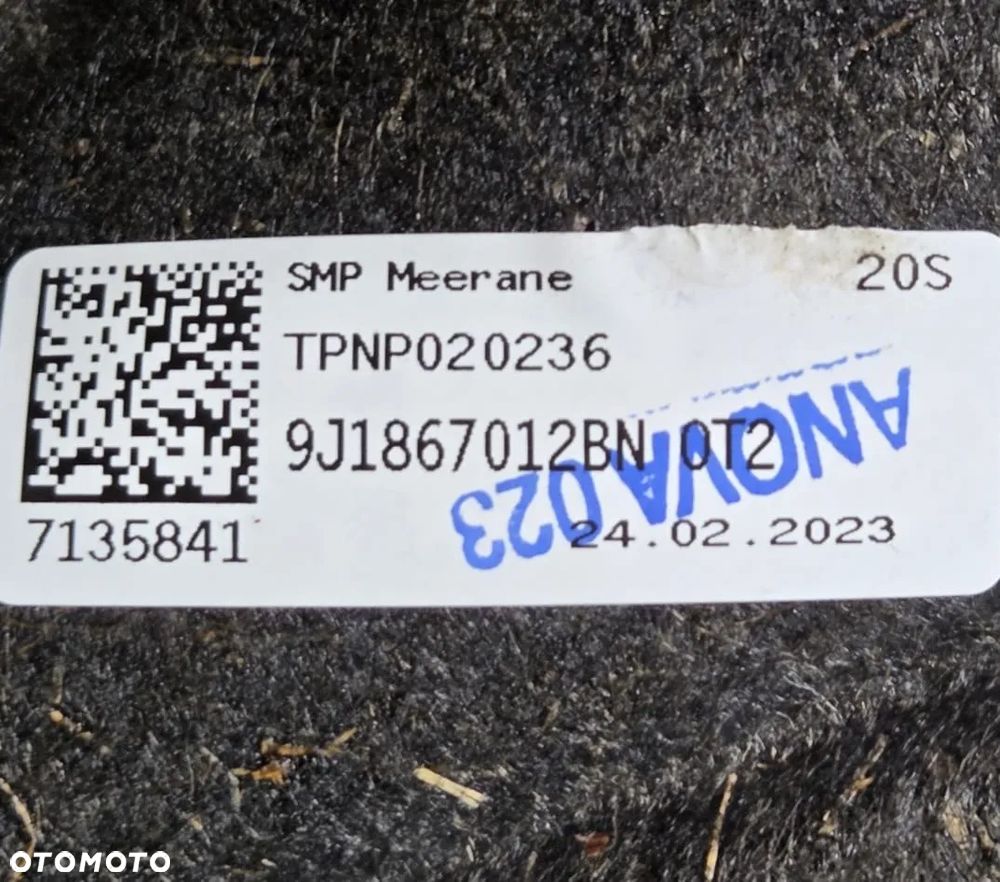 Boczek tapicerka poszycie drzwi Porsche Taycan 9J1 9J1867012BN - 4