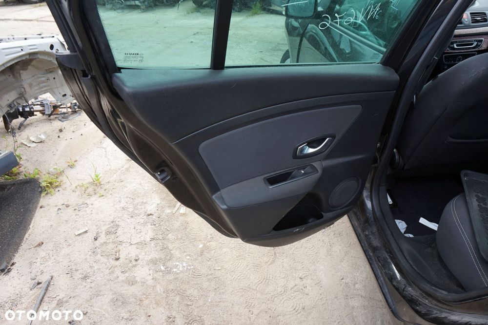 DRZWI TYLNE LEWE MEGANE III PH1 5D HB NV676  CZARNY RENAULT 2008-2010 - 9