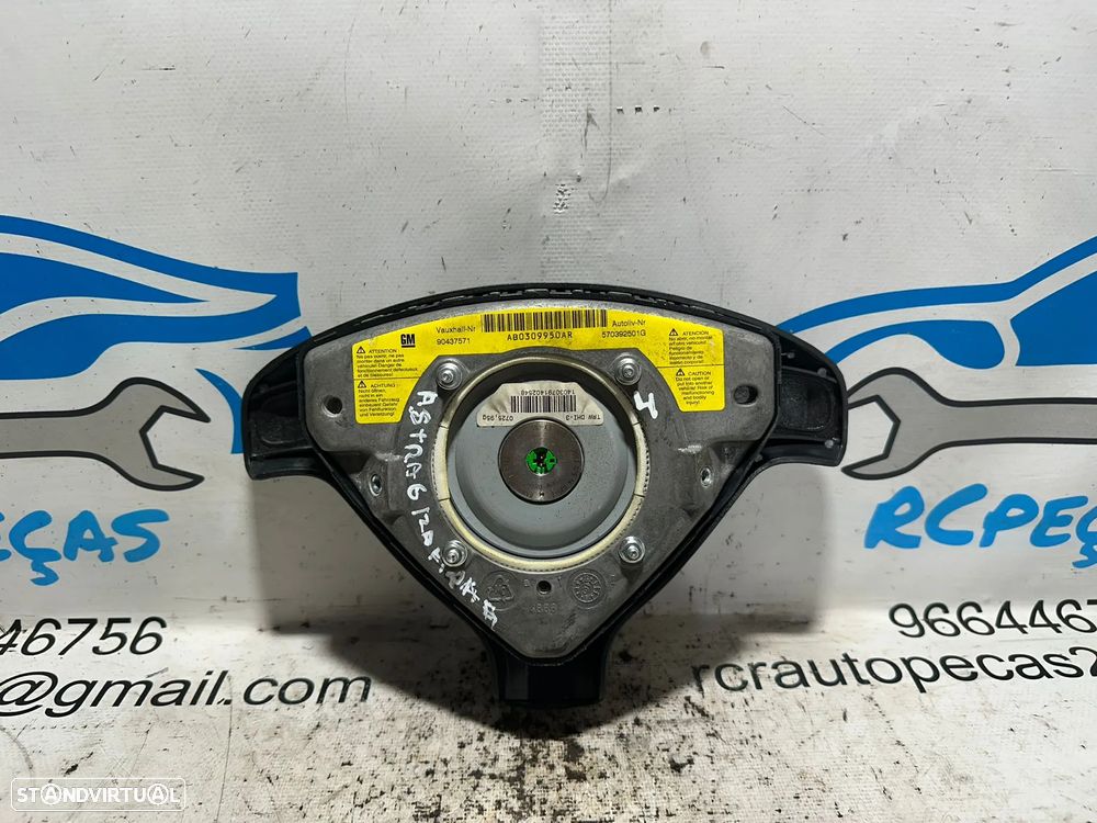 .Airbag Volante Condutor GM Opel Astra Zafira 90437571 1998 - 2005 - 8