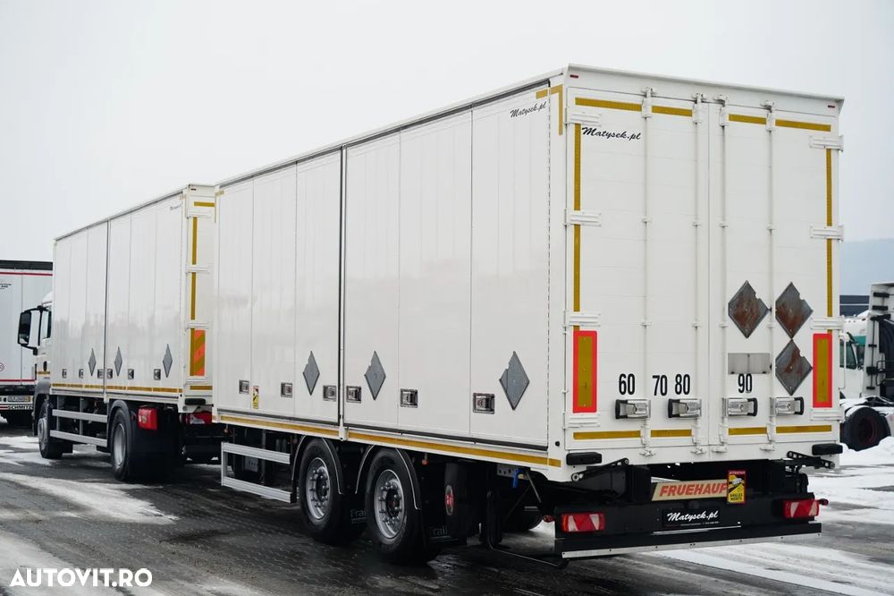 MAN TGS 18.440 / SET TANDEM / ADR COMPLET / LA OX EXI EXII FL / LATERALĂ CU DESCHIDERE / PENTRU TRANSPORT EXPLOSIVI / - 2