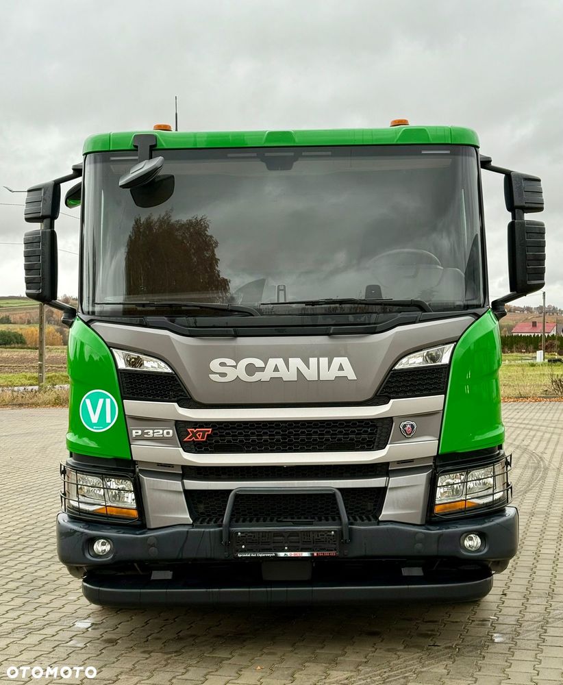 Scania P320 / PLATFORMA / NOWY / 5 TYŚ KM / SYPIALKA / 2023 ROK / CAŁA NA PODUSZKACH / 7.7 M DŁUGOŚCI / LAWETA / DO PRZEWOZU MASZYN ROLNICZYCH ITP - 8