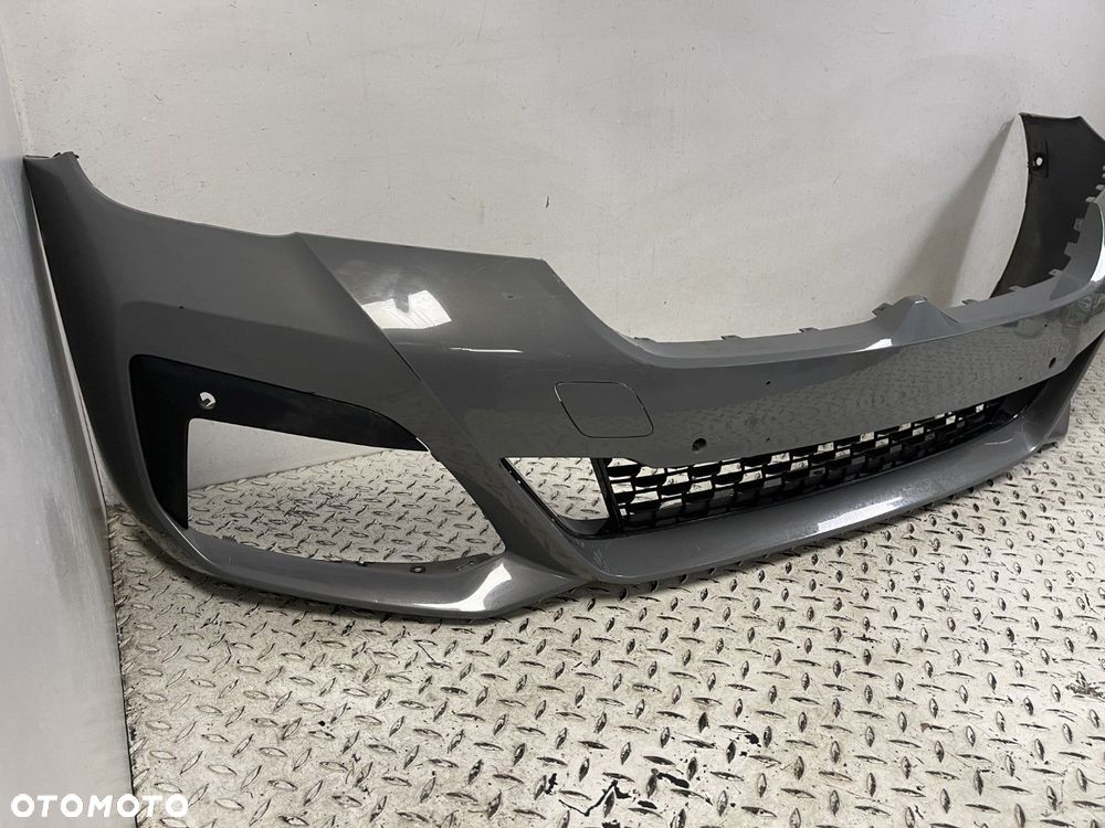ŁADNY ZDERZAK PRZEDNI PRZÓD KRATKI 6xPDC BMW 5 G30 G31 M-PAKIET LIFT LCI 20- 25 8098644 - 6