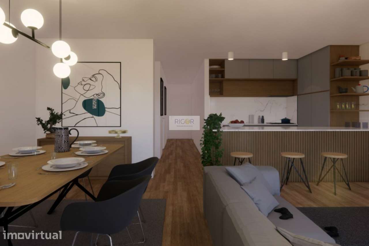Apartamento T3 em Matosinhos sul com terraço de 100m2 - Grande imagem: 2/14