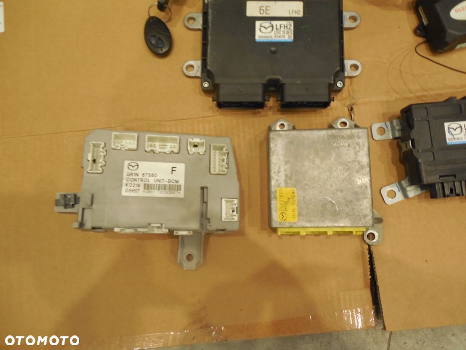 Zestaw Startowy Komputer stacyjka pętla kluczyk MAZDA 6 2.0 BENZYNA KOMPLET 616467000  LFH218881C - 3
