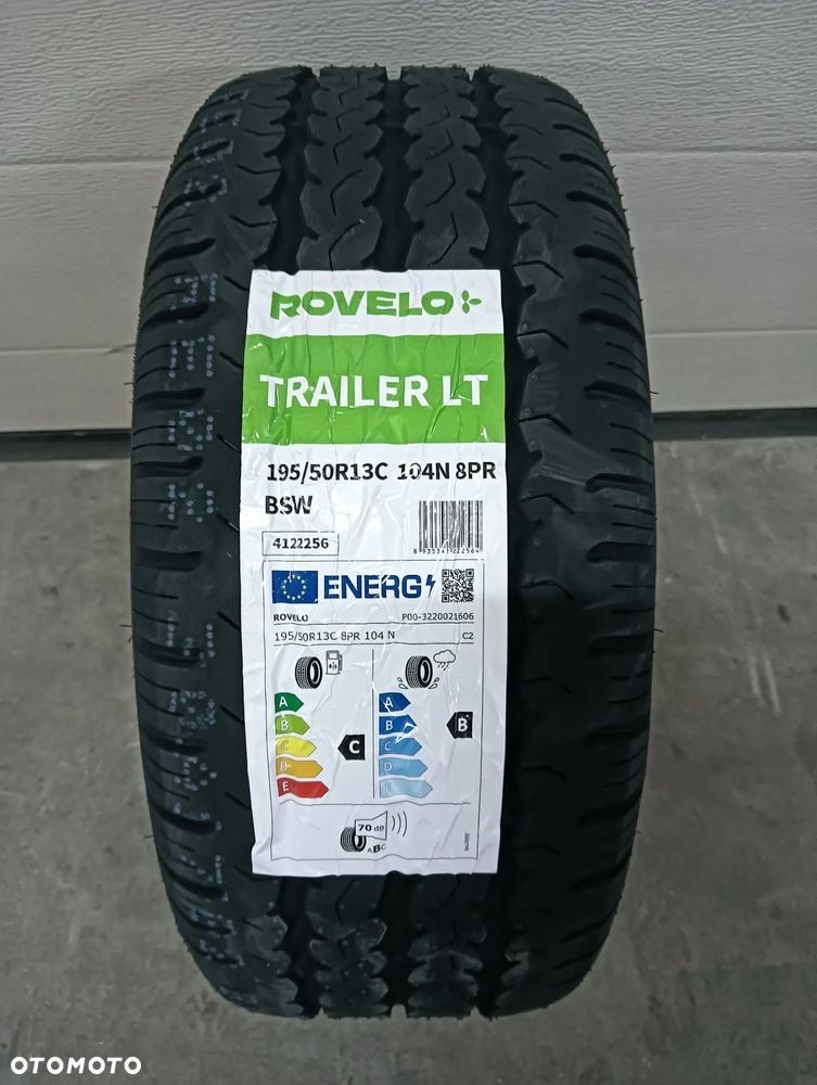 Koło 195/50 R13C Rovelo Trailer LT 5.50x13/5x112 felga opona przyczepa laweta !!! - 5