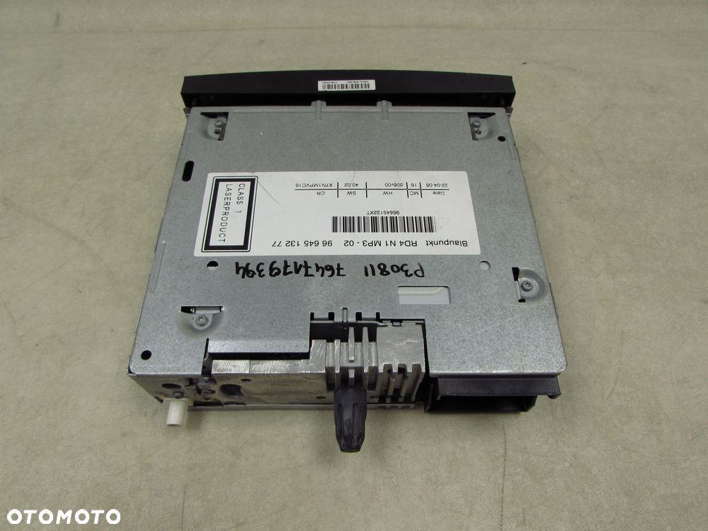 CITROEN PEUGEOT BERLINGO II C5 III RADIO RADIOODTWARZACZ CD 7647179394 9664513277 - 5