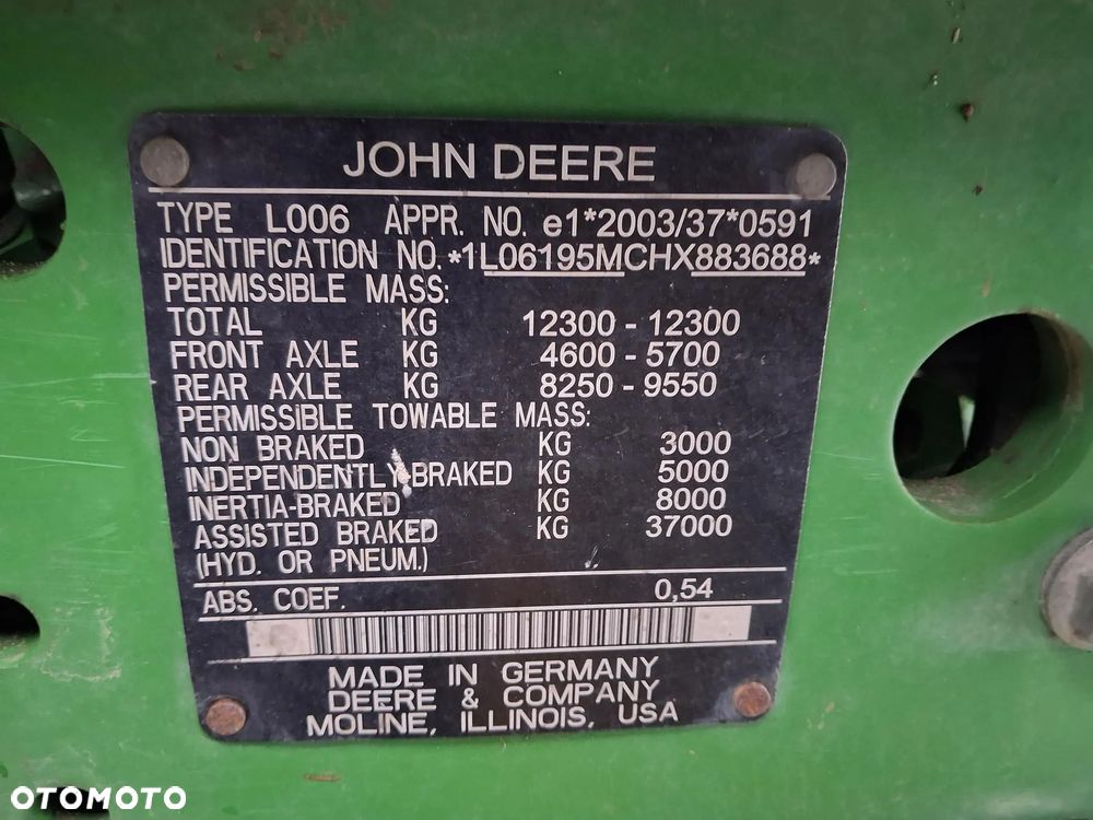 John Deere 6195M - 12