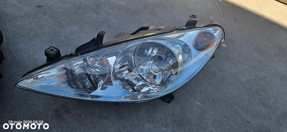 Lampa lewa prawa przód przednia reflektor Peugeot 307 SW 2003r Europa - 5