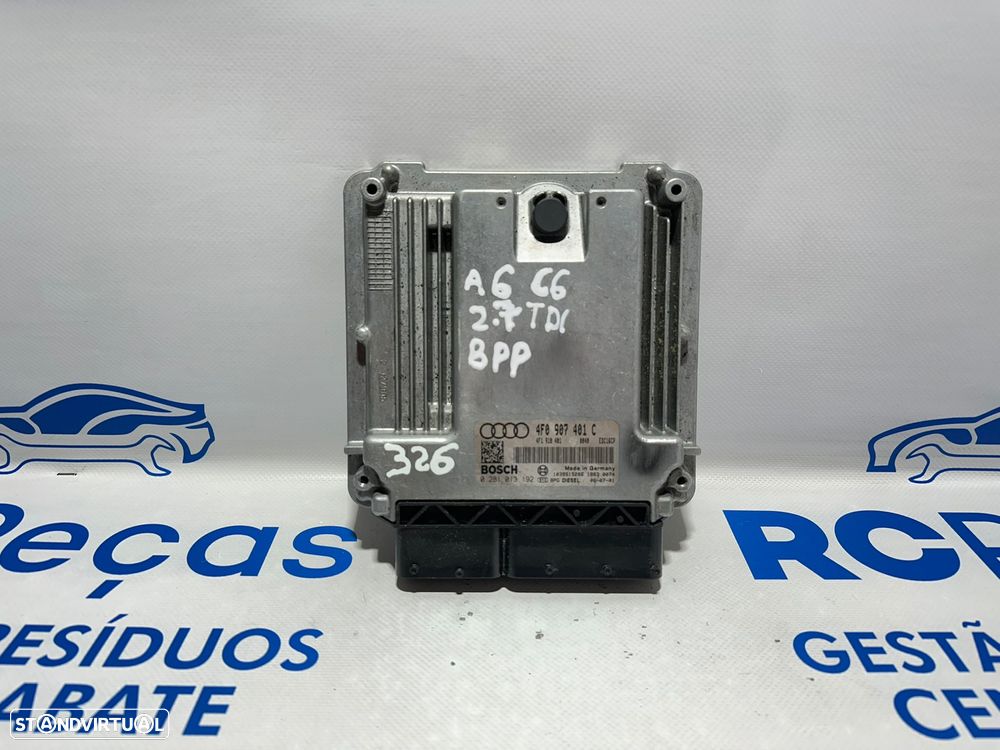 .Centralina Motor Original Bosch VAG Audi A6 C6 2.7 TDi BPP 3.0 TDi BMK ASB 4F0907401C 0281013192 - 1