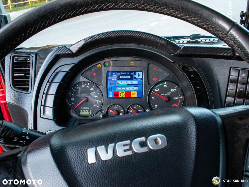 Iveco STRALIS 460 6x4 HMF 4020-K5 Fly Jib Hds Żuraw - 14