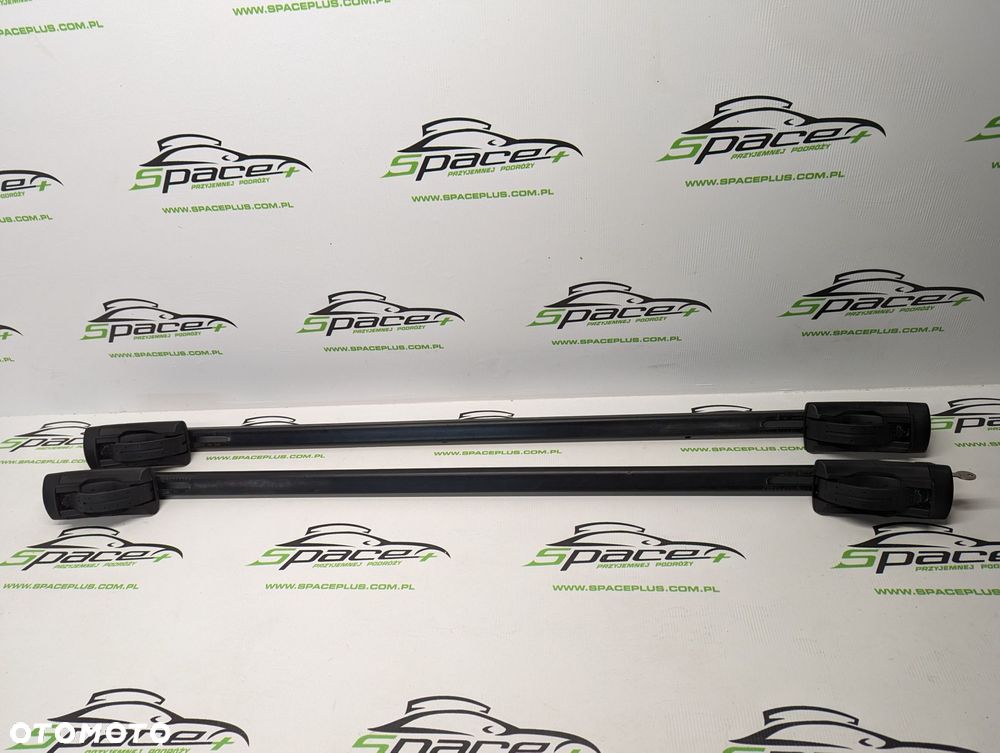 Bagażnik dachowy bazowy na otwarte relingi Thule 775 Squarebar 120cm z napisem Renault. - 4