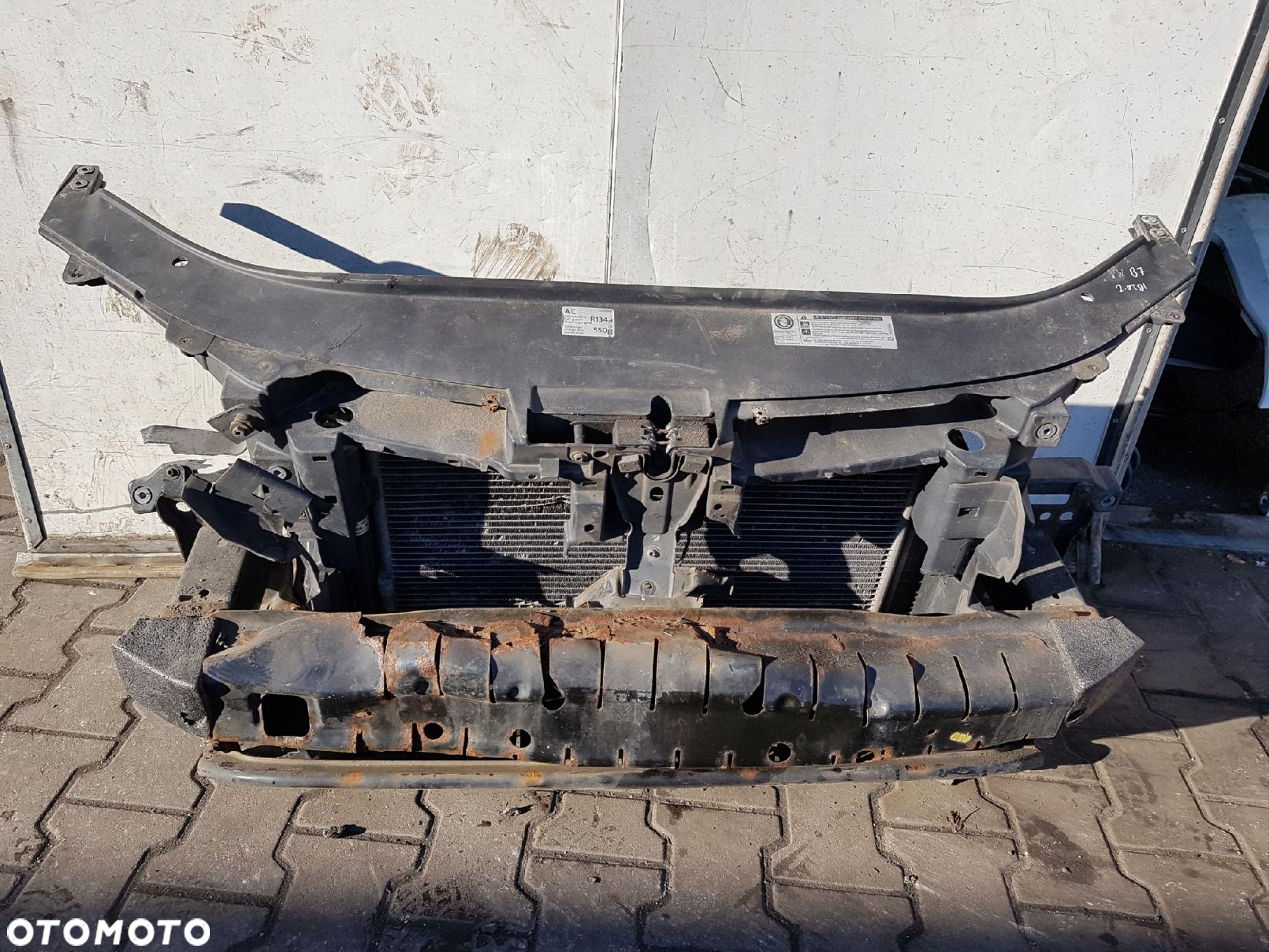 VW PASSAT B7 10-14r 2.0 TDI PAS PRZEDNI CHŁODNICE - 2