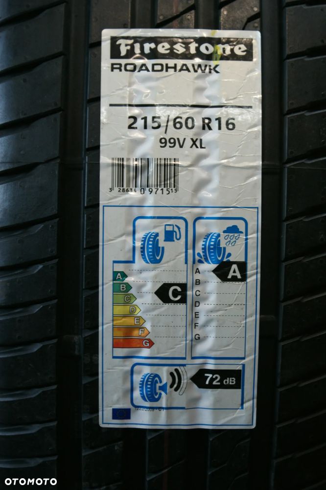 215/60R16 FIRESTONE ROADHAWK , 6,5mm B3087 - 3