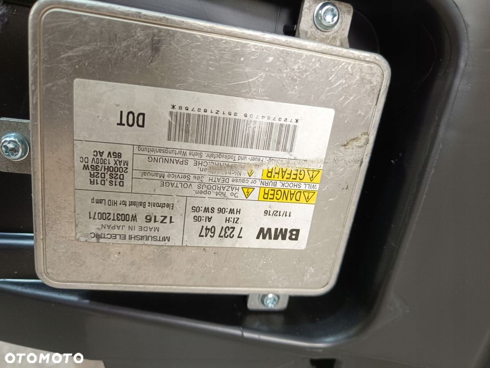 BMW X5 F15 LAMPA LEWA PRAWA BIXENON NIESKRĘTNY - 6