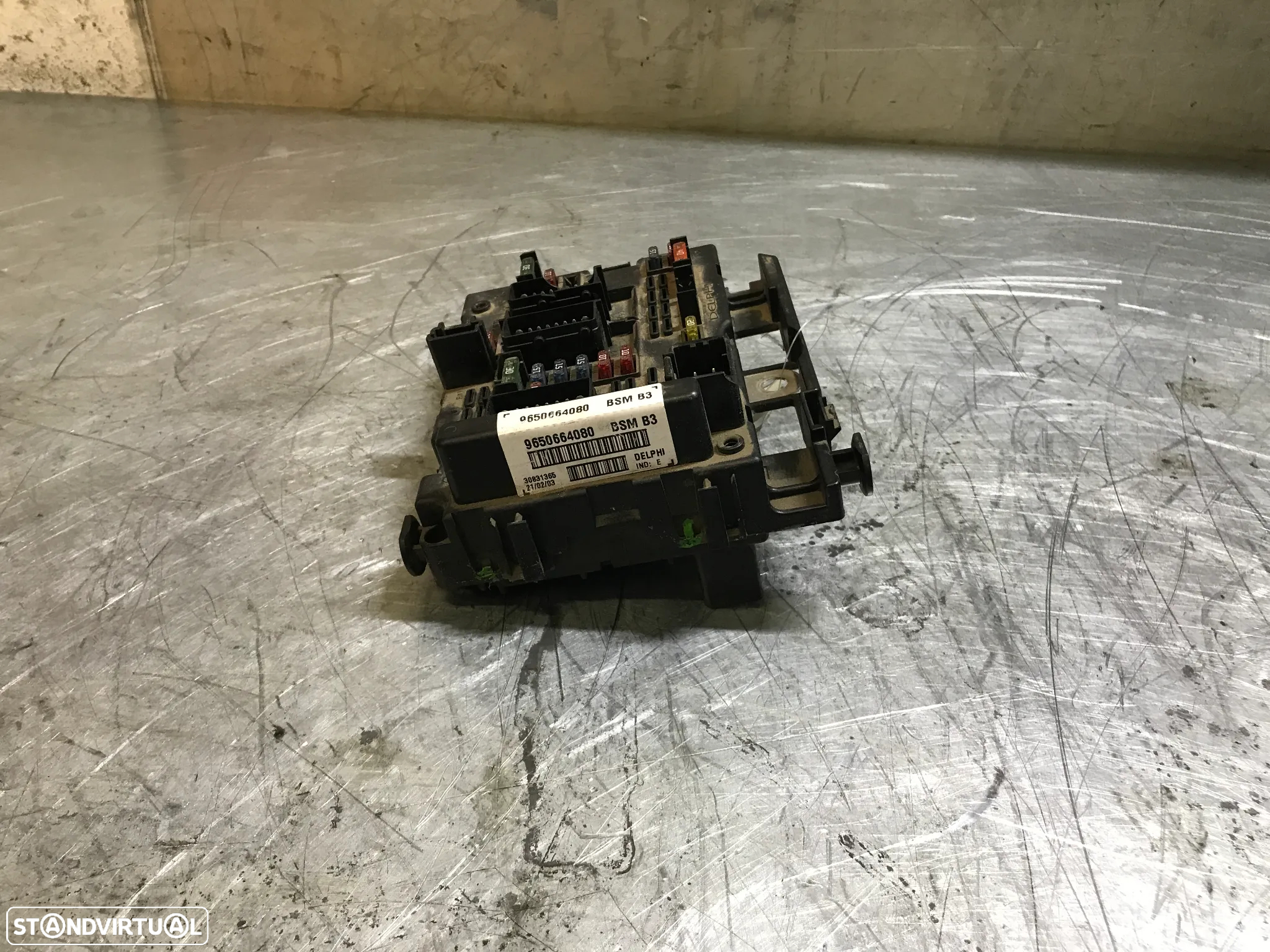 CAIXA DE FUSIVEIS BSM B3 PEUGEOT 206 307 9650664080 - 2