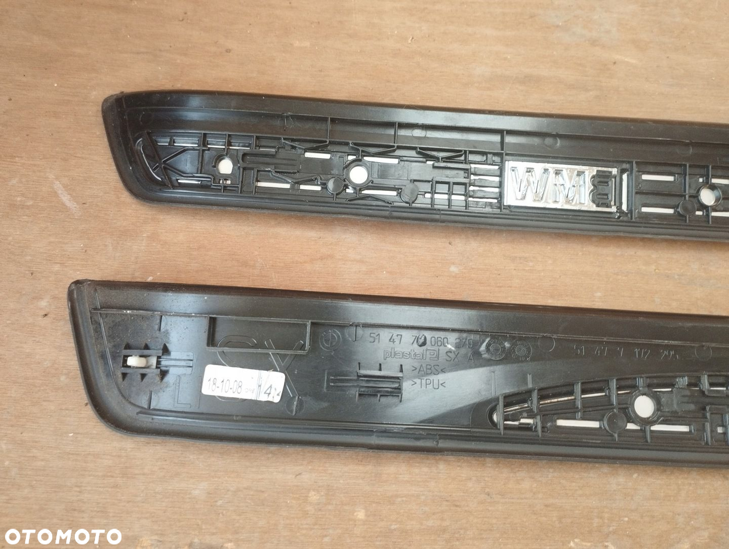BMW E90 E91 Osłona Listwa Progu Prawa Lewa Przód 7172295 7060280 - 6