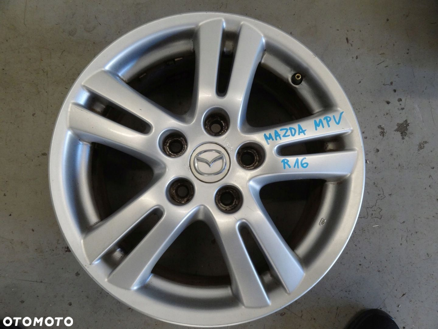 MAZDA MPV FELGI ALUMINIOWE 16x6,5JCH ET52 ROZSTAW ŚRUB 5x114,3 KOMPLET - 2