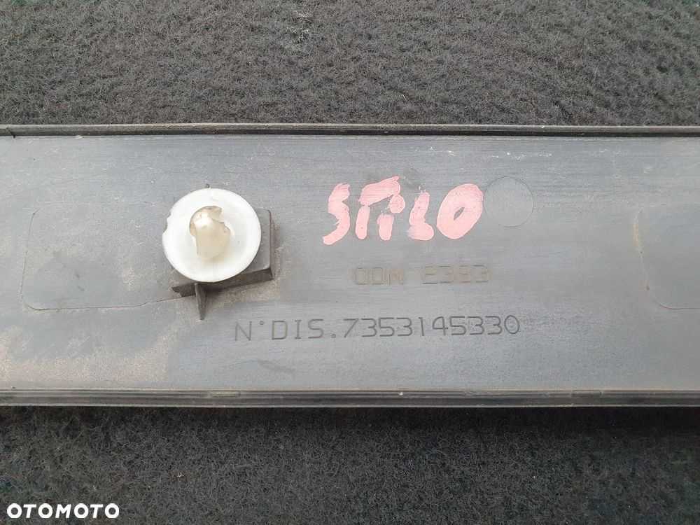 LISTWA DRZWI LEWY TYŁ FIAT STILO 7353145330 - 5