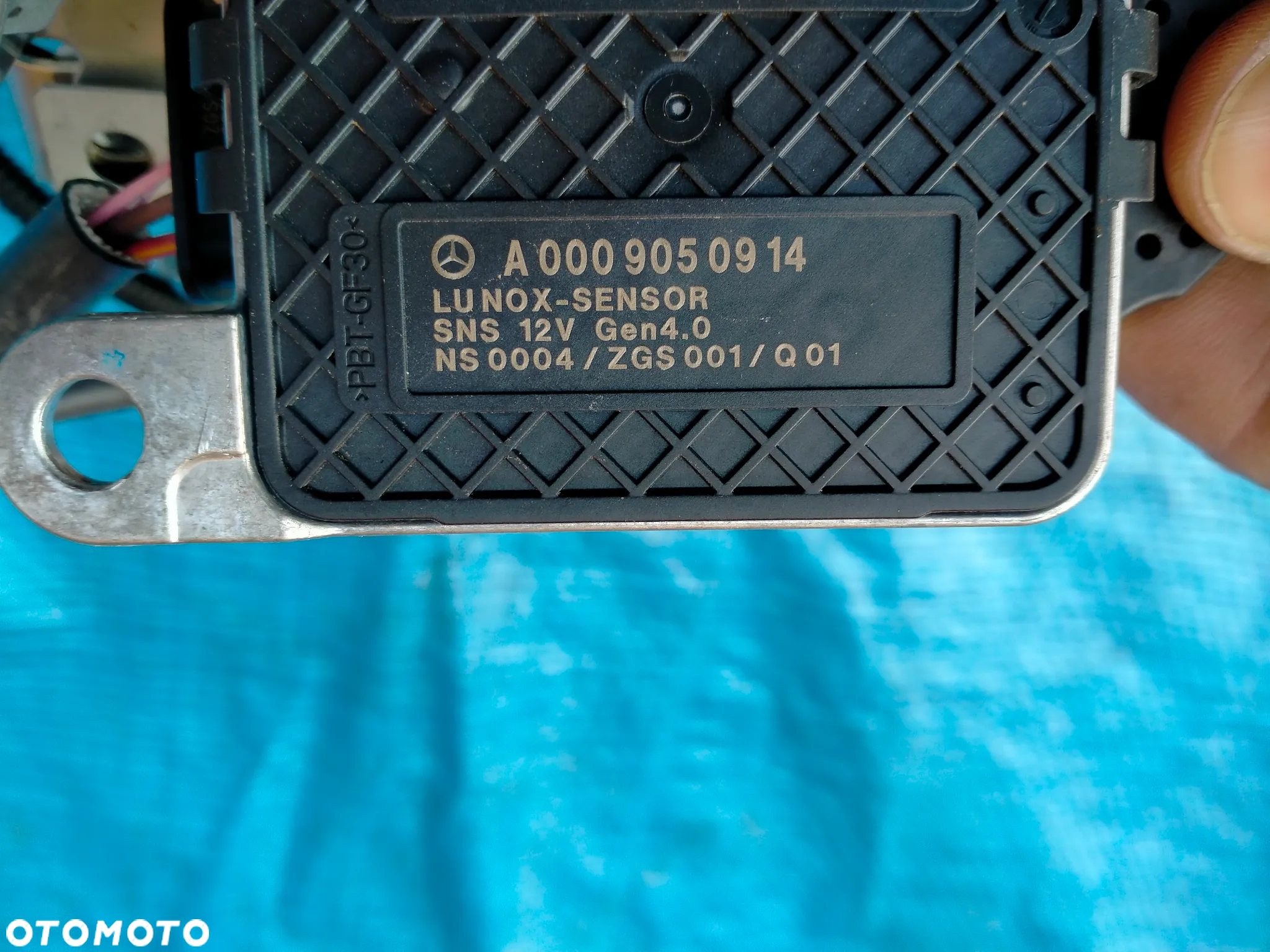 MERCEDES E W213 / A6541408302 / DPF FAP ADBlue Filtr Cząstek Stałych Katalizator / NOX A0009050914 / CZUJNIK TEMPERATURY / ORYGINAŁ - 9