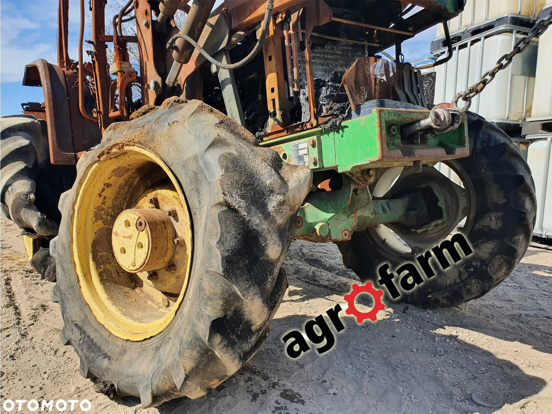 John Deere 6110 6210 6310 silnik skrzynia blok most wał zwolnica - 5