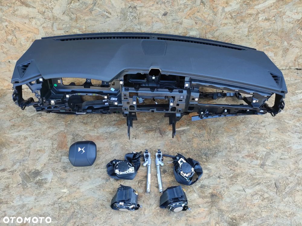 DESKA ROZDZIELCZA KONSOLA AIR BAG KOMPLET DS7 CROSSBACK LIFT 22 ROK ORYGINAŁ