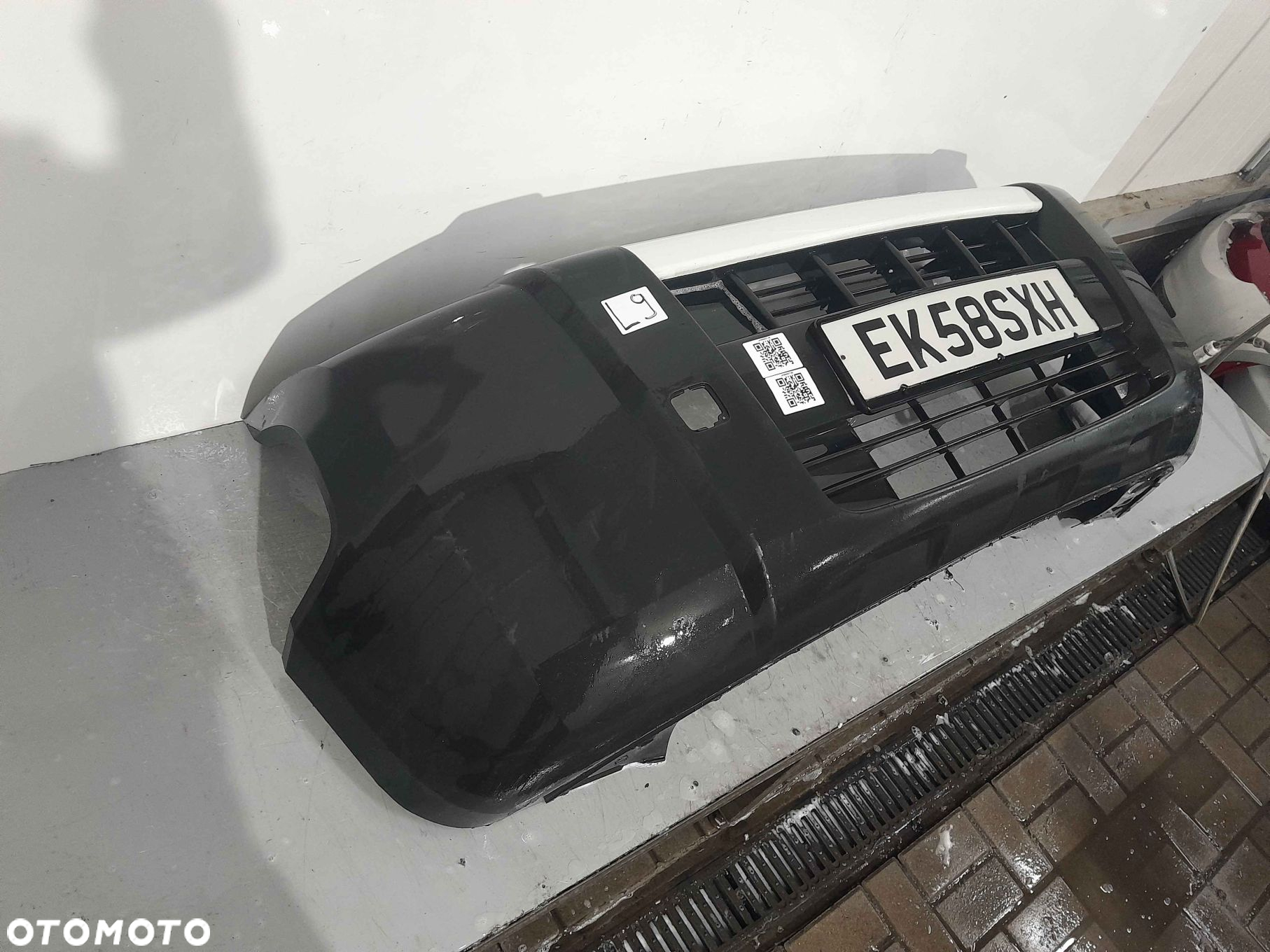} ZDERZAK PRZÓD PRZEDNI FIAT FIORINO III NEMO BIPPER CZARNY MAT - 4
