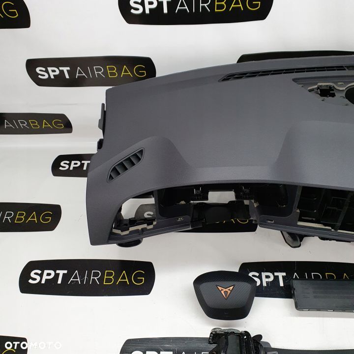 ATECA CUPRA DESKA ROZDZIELCZA KONSOLA KOKPIT PULPIT PODUSZKI AIRBAG AIR BAG PASY KIT SET - 2