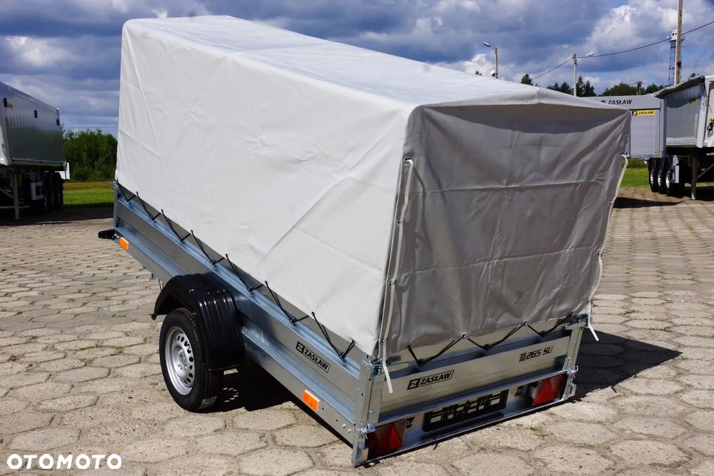 Zaslaw 1 oś, przyczepa towarowa MOCNA I SOLDNA DMC 750 KG - 33
