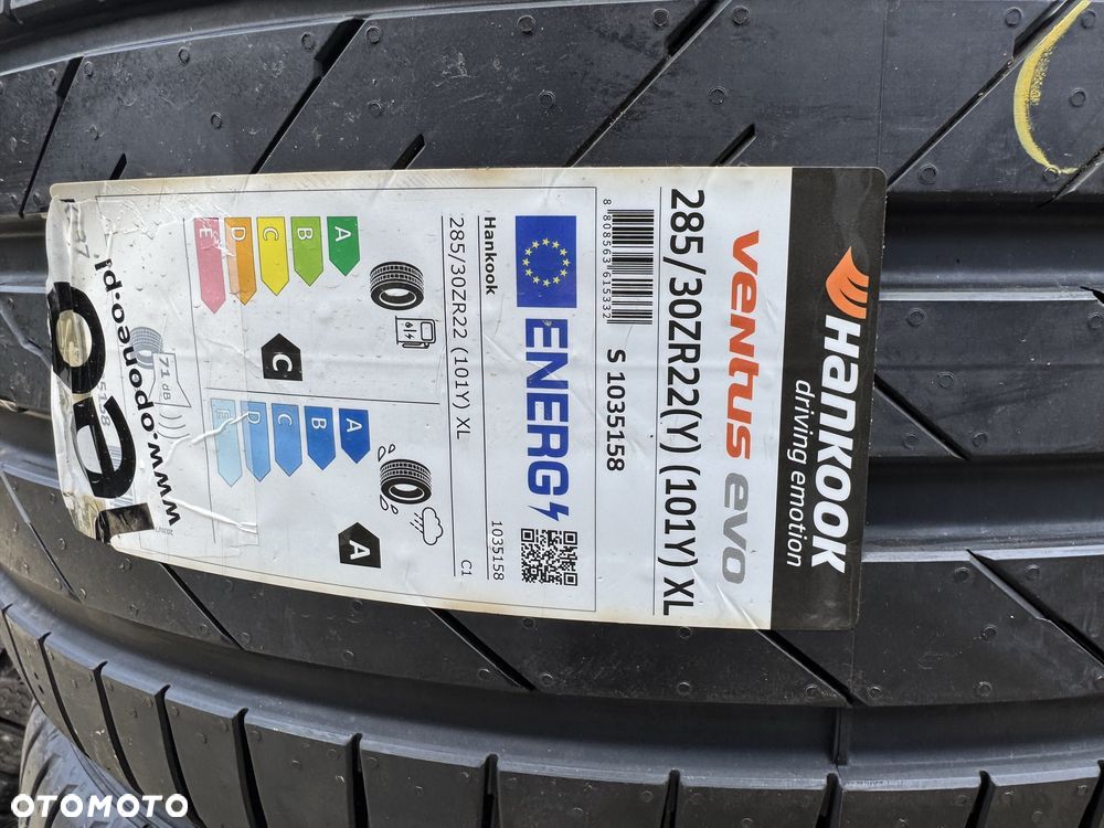 Nowe opony letnie 285/30/22 Hankook 4 sztuki 2025r - 4