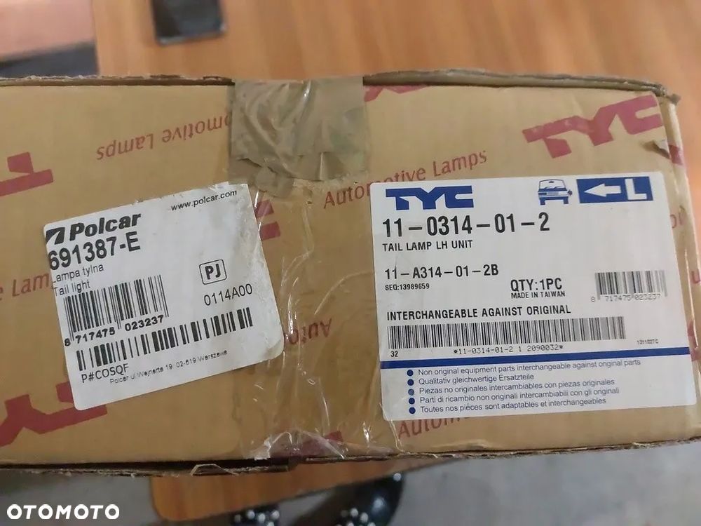 Lampa tył lewa pasuje do Skoda Fabia 2000r - 2