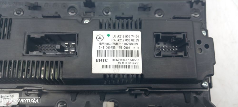 Botão / interruptor do AC MERCEDES-BENZ Classe E (W212) - 3