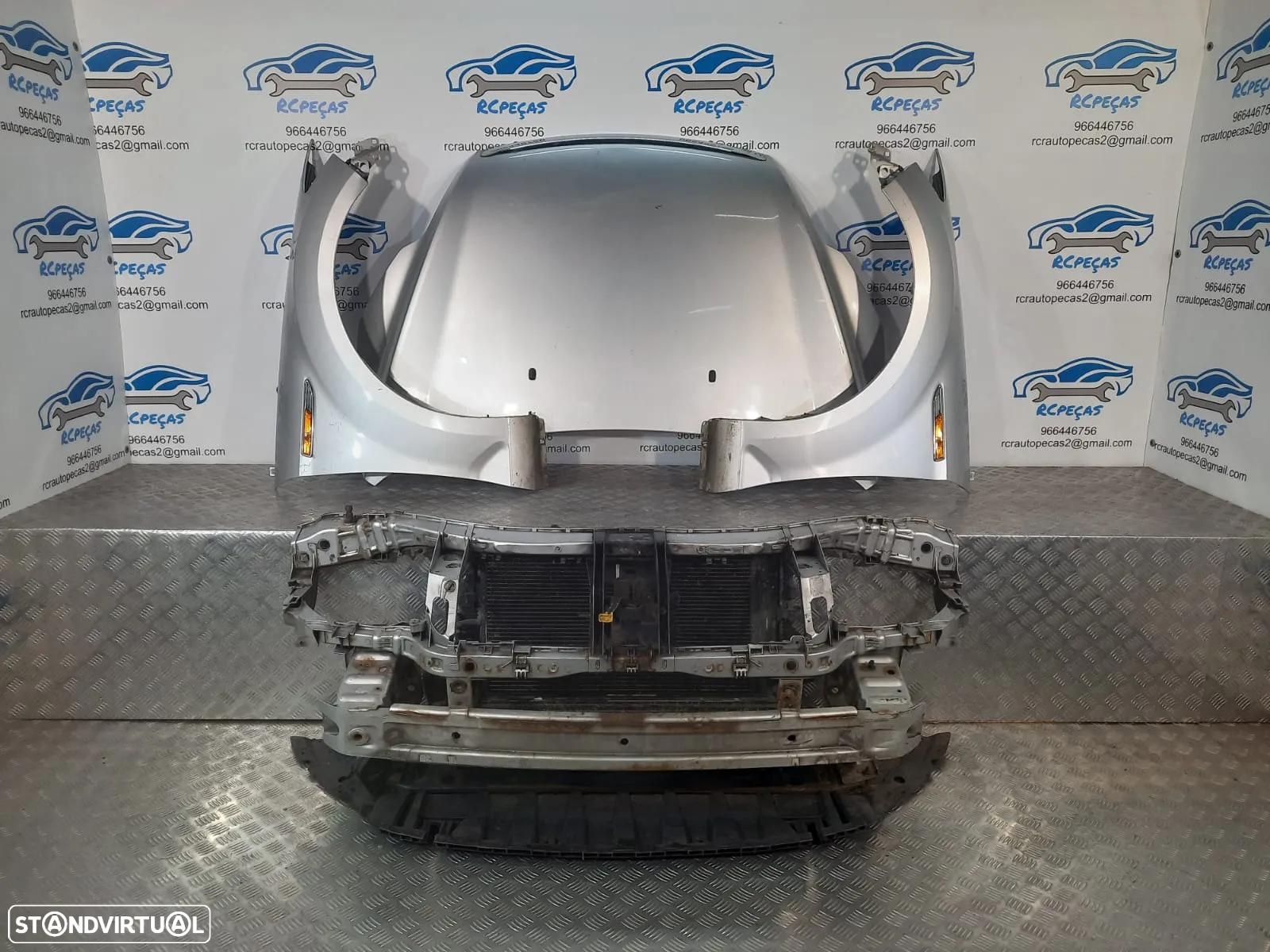 FRENTE COMPLETA FORD MONDEO IV 4 MK4 CAPOT PARACHOQUES GUARDA-LAMAS OTICAS RADIADOR VENTILADOR FRENTE FIBRA REFORÇO - 4