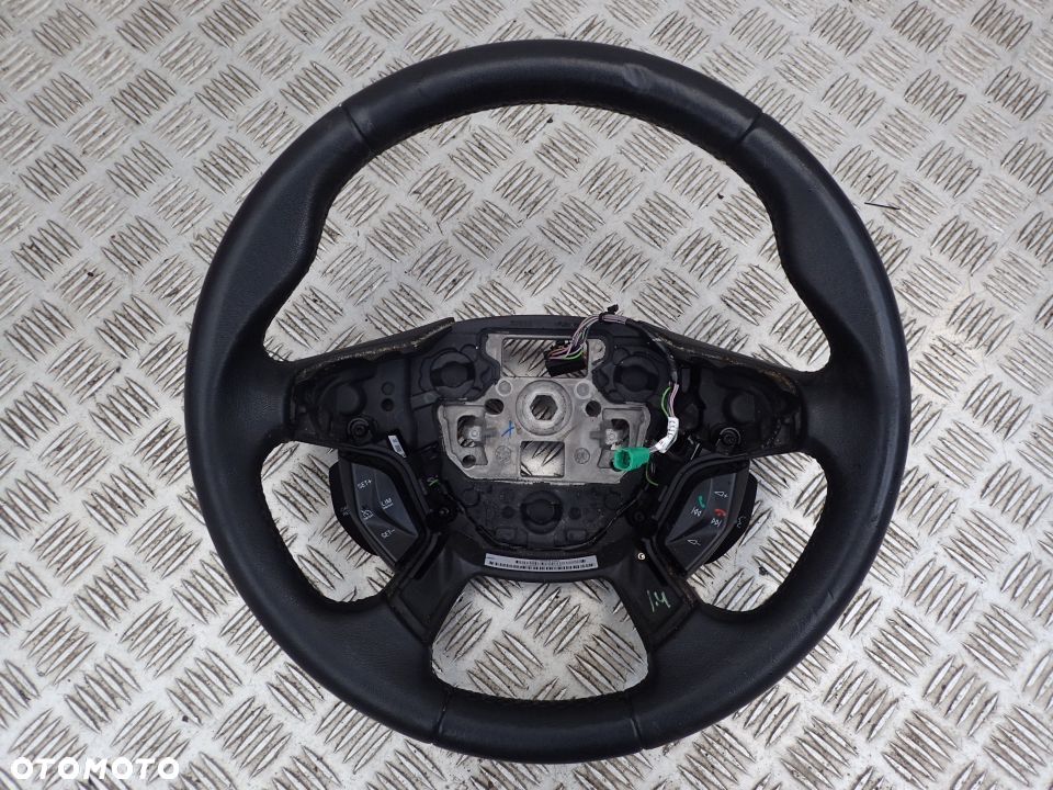 KIEROWNICA MULTIFUNKCYJNA SKÓRA FORD FOCUS MK3 C-MAX II RADOM - 1