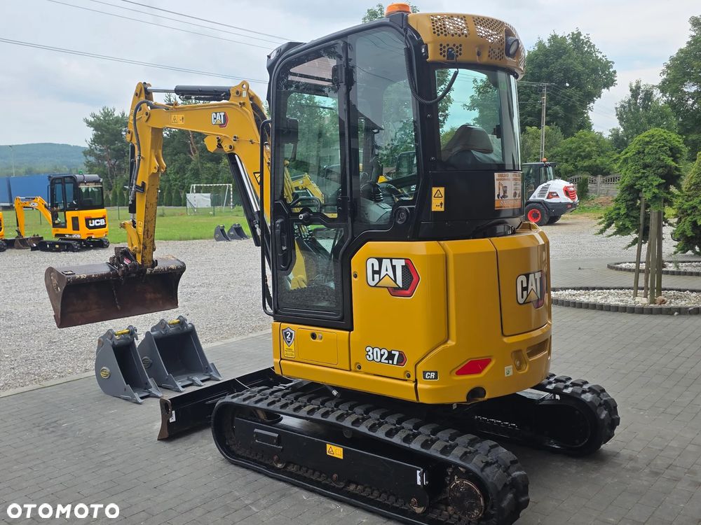 Caterpillar CAT 302.7 CR mini koparka szybkozłącze 3 łyżki piękna serwisowana 1 wł JCB sprowadzona w oryginale - 31
