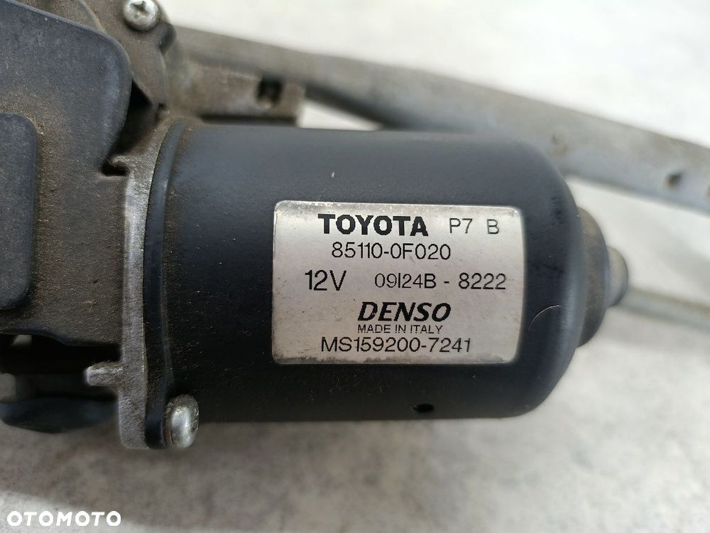 MECHANIZM WYCIERACZEK TOYOTA COROLLA VERSO II 85110-0F020 159200-7241 - 4