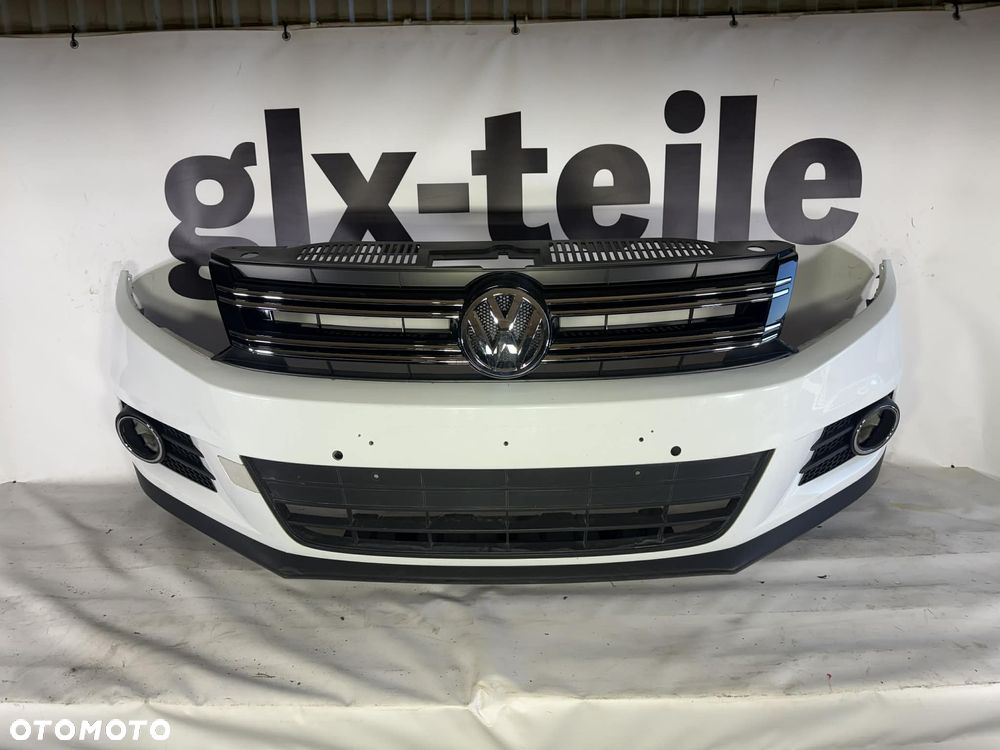 Vw Tiguan 5N Lift Zderzak Przód Przedni 4xPDC LC9A 11-15 5N0807221K - 1