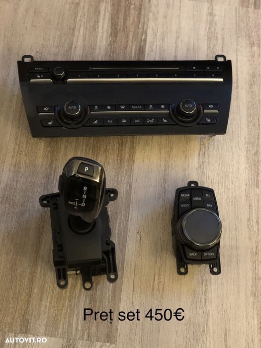 Vand set comenzi clima joystick idrive panou ceramic bmw F01 F10 F02 - 5