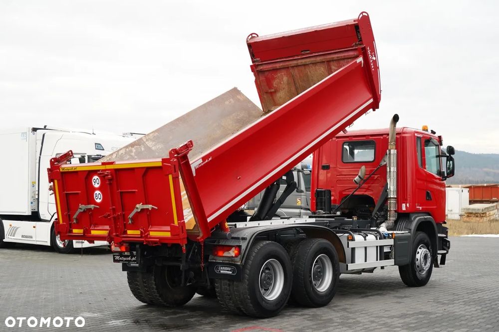 Scania G 370 / 6x4 / WYWROTKA DWU-STRONNA / HYDROBURTA / BOARDMATIC / AUTOMAT / EURO 6 - 4