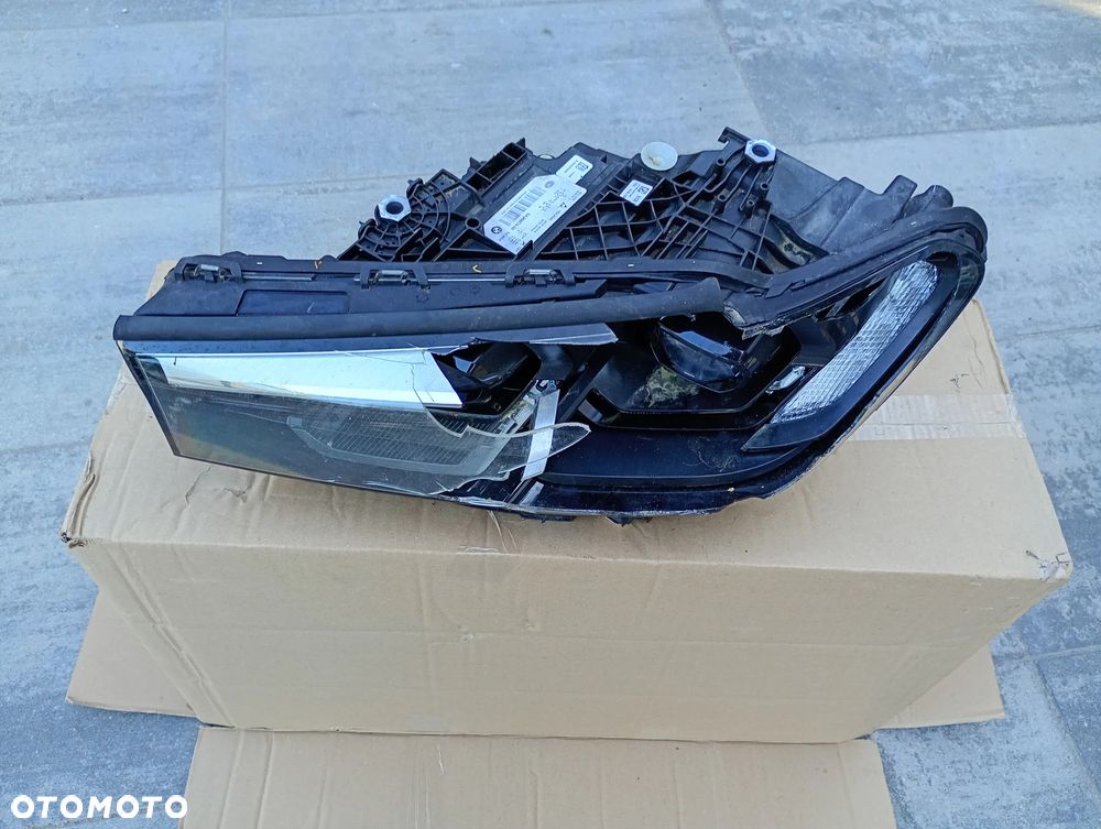 Lampa lewa FULL LED BMW 5 G30 G31 LCI 5A388C3 NA CZĘŚCI NA PUSZKE IGŁA CAŁA - 1