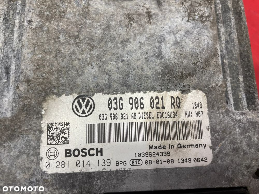 KOMPUTER STEROWNIK SILNIKA  VW SKODA 03G906021AB - 2