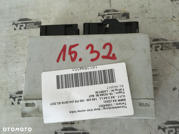 MODUŁ STEROWNIK DACHU BMW F12 9311564
