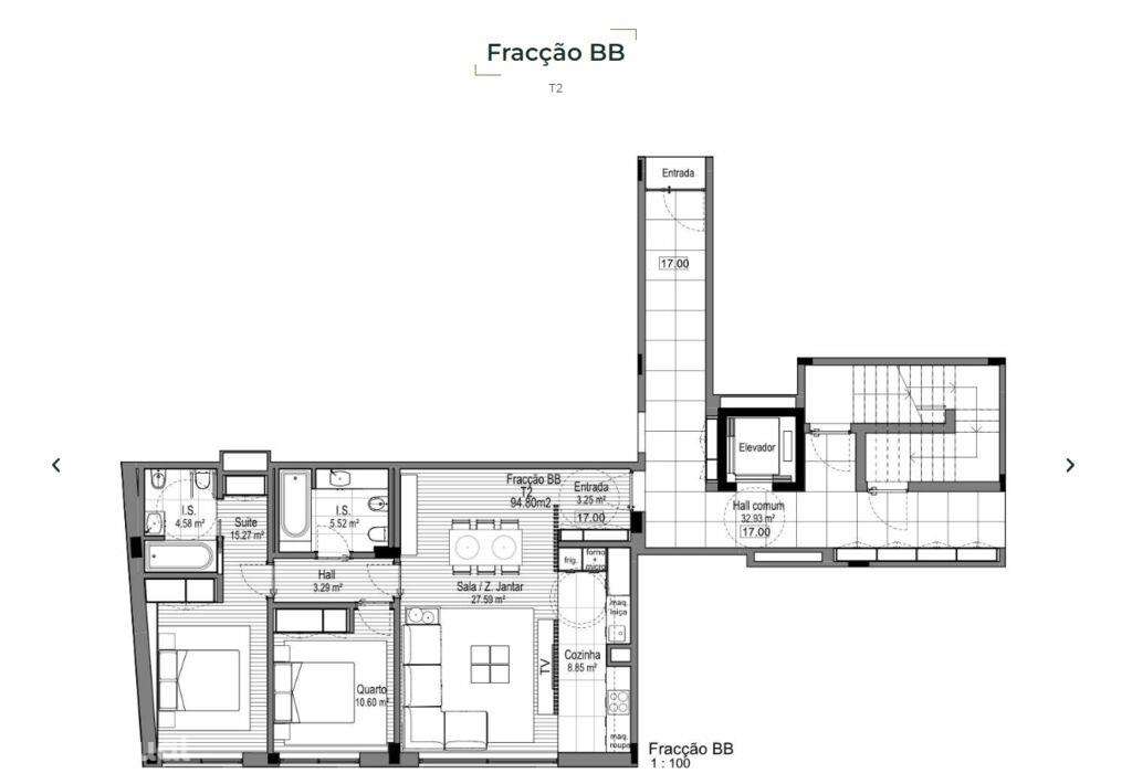 Apartamento T2 em Espinho de 95,00 m2 - Grande imagem: 2/29