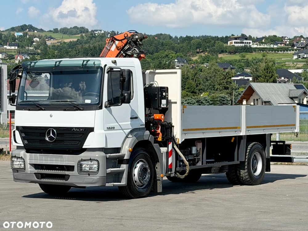 Mercedes-Benz AXOR 1829 * SKRZYNIA 6,20 m + ATLAS 135.2 * STAN BDB - 4