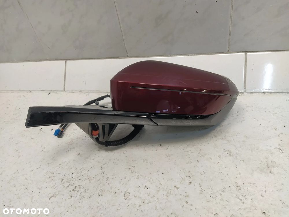 BMW IX I20 LUSTERKO ZEWNĘTRZNE LEWE ASFERYCZNE ASYSTENT 9+6 PIN KOMPLETNE UK ORYGINAŁ - 2